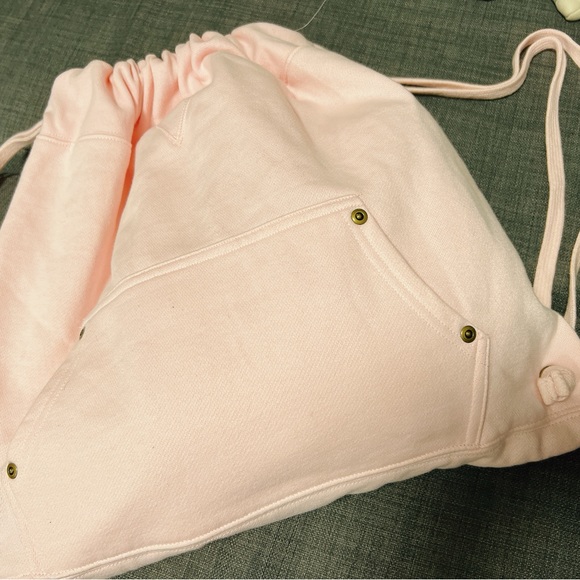 Disney Pink Mickey Mouse Hoodie&Sweatshirt Drawstring Backpack -Brand New - Picture 7 of 7